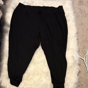 Zac & Rachel Black Track Jogger Pants